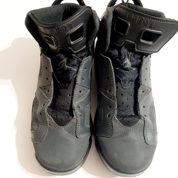 NIKE Air Jordan Retro 6 GG Anthracite Hyper Rose Size 7Y - Picture 7 of 7